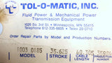Tol-O-Matic 1003-0185 Travel Cable Pneumatic Acutator 35.625" Stroke 40.305" L