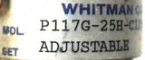 Whitman P117G-25H-C12TS-DIS Adjustable Pressure Switch 57878-02/96 S/O 250