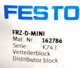 Festo FRZ-D-MINI Distributor Block 162786