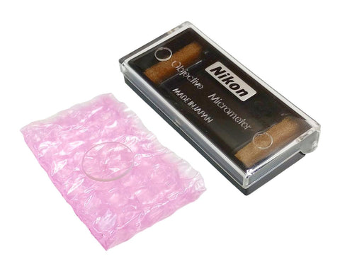 Nikon 0.01mm Objective Micrometer Lens