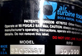 Air Turbine Tool 310RXSV Router 30000rpm W/ Porter Cable 6931 Router Base Type 2