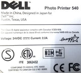 Dell 540 Photo Printer 2.2A 24VDC Class B