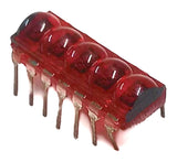 HP 5082-7415 Mini Bubble Red LED Display 5-Digit 7-Segment