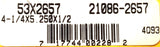 Garlock Klozure 53X2657 Oil Seal 4-1/4X5.250X1/2 21086-2657