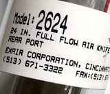 Exair 2624 Full Flow Aluminum Air Knife 24"