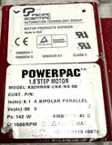 Pacific Scientific K32HRHK-LNK-NS-00 PowerPac Stepper Motor 35VDC 142W 6.1A