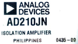 Analog Devices AD210JN Isolation Amplifier 0435-09