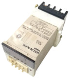 Omron H5CN-XAN Timer Module Source 100-240VAC 50-60Hz Contact 3A 250VAC 4 Digit
