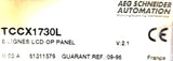 Telemecanique TCC-X1730-L Modicon 8 Lignes LCD OP Panel V:2.1