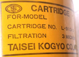 Taisei Kogyo L-913-3 Micron Filter Cartridge 3 Micron 981127