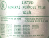 Asco 8263A301 2NC General Purpose Valve 110-120V 50-60Hz 1/4" Pipe 7/32" Orifice