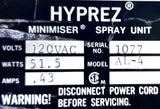 Hyprez AL-4 Minimiser Spray Unit 120VAC 51.5W 0.43A