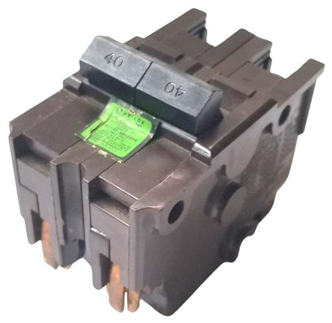 Federal Pacific Stab-Lok 240 Circuit Breaker NAZ40 AS-97 2P 120-240VAC 40A
