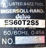 Ingersoll-Rand ES60T2S5 Electric Screwdriver 115VAC 50-60Hz 0.45A