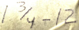 Butterfield Derby Line VT HS1 Tap 1-3/4"-12