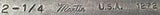 Martin 1272 Angle Service Wrench 2-1/4"