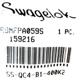 Swagelok SS-QC4-B1-400K2 Quick Connect Body R9MFPA059S 159216