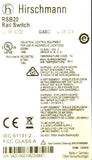 Hirschmann RSB20 Rail Switch Class 2 32VDC 0.2A