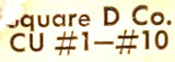 Square D 999316 Circuit Breaker 600VAC 100A CU #1-#10