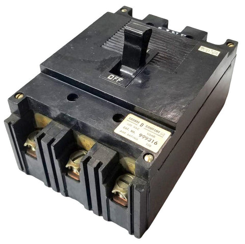 Square D 999316 Circuit Breaker 600VAC 100A CU #1-#10