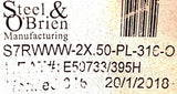 Steel & O'Brien E59733/395H Tee BPE-SF1 316L