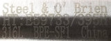 Steel & O'Brien E59733/395H Tee BPE-SF1 316L