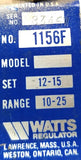 Watts 1156F Boil Feed Regulator 12-15 Set 10-25 Range
