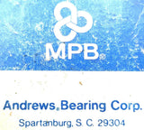 Andrews MPB FT07 Thrust Ball Bearing