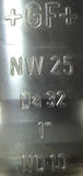 George Fischer NW25 DA 32 ND10 Check Valve Line Strainer 1"