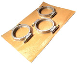 Steel & O'Brien 13MHP-4-304 High Pressure Tri-Clamp 13MHP 4" (Set of 3)