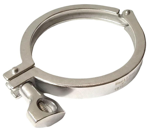 Steel O'Brien 151022W03 Double Bolt Clamp 4" 304 (Lot of 3)
