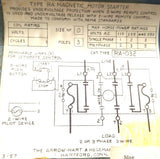 Arrow Hart RA-032 Motor Starter Size 0 3P 110-550VAC 1-3PH