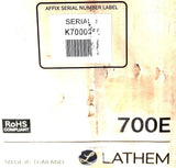 Lathem 2100HD Heavy-Duty Thermal Print Time Clock 700E Ver. 1.3 24VDC @ 2A