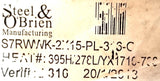 Steel & O'Brien 395H / 278L / YX1710-788 Reducing Tee 2" X 1.5" BPE SF1 316L