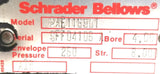 Schrader Bellows PAE118901 Pneumatic Cylinder 4" Bore 250Psi 8" Stroke