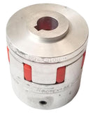 Rotex GS 24/28 KTR Jaw Shaft Coupling D48467 14mm / 22mm Bore Keyed