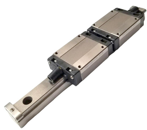 THK 2RSR20VMUU + 220LM Two Linear Guide Blocks W/ 220mm Rail RSR20VM 6H26