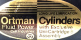 Ortman 7K B Pneumatic Cylinder 250 W. P. 2" Bore 2" Stroke