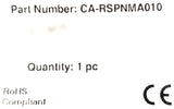 Unbranded CA-RSPNMA010 Connector Cable RoHS Compliant