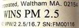 BGI WINS PM 2.5 Monitor Sampler Inlet VP@ / 2 2.5 / 16.7