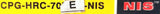 NIS CPG-HRC-70E-NIS Spider Coupling Cushion Insert HRC-70 (Box of 2)