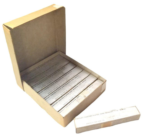 Kingsley RSN-XC Chrome-Plated Wire Marking Type 1/16" Tall (Box of 8)