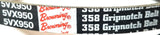 Browning 358 Gripnotch Belt 5VX950 Oil and Heat Resistant Static Dissipating
