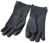 Showa 7714R-10 Black Knight Gloves Chemical Resistant Mens Large (Lot of 6 Pair)