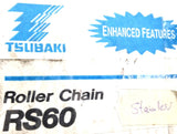 Tsubaki RS60 Roller Chain 10' Nickel Plated