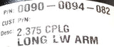 Dresser 0090-0094-082 Compression Union Coupler Long LW Arm 2.375 CPLG Iron