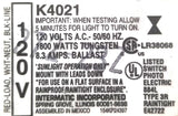 Intermatic K4021 Raintight Photoelectric Switch 120VAC 50-60hZ 1800W (Lot of 2)