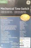 GE Mechanical Time Switch 24Hr NEMA 3R Enclosure