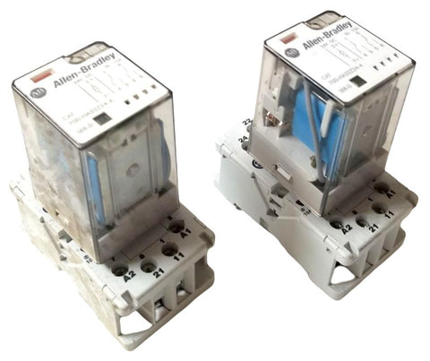 Allen-Bradley 700-HA32Z24-4 Relay Ser D 24VDC 120-240VAC 1/3-1HP 10A (Lot of 2)