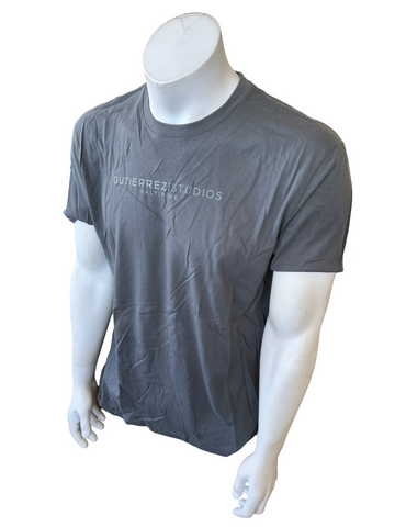 Next Level Men's Gutierrez:Studios Baltimore Gray Short Sleeve Shirt Size Large